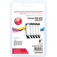 Viking PGI-570/CLI-571 Compatible Canon Ink Cartridge Black, Cyan, Magenta, Yellow Pack of 5 Multipack