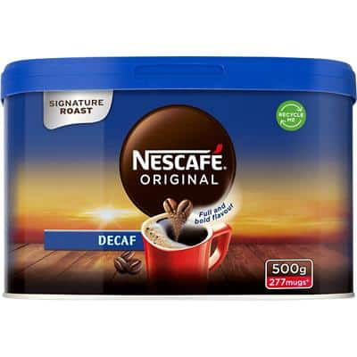 Nescafé Original Decaffeinated Instant Coffee Tin Full-bodied 500 g