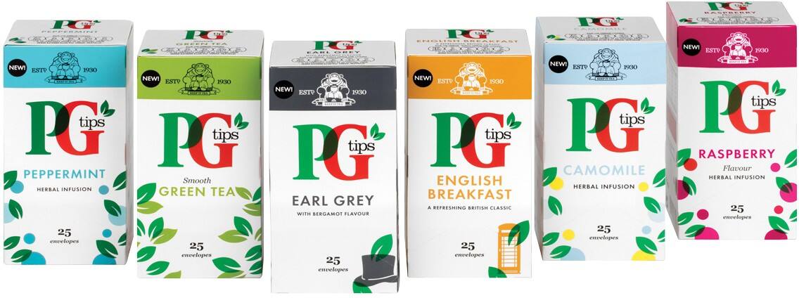 PG tips Fruit & Herbal Tea Bags Pack of 150 | Viking Direct UK