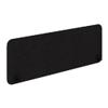 Desk Screen GE1 Fabric Wrapped 1400 x 350 mm Black