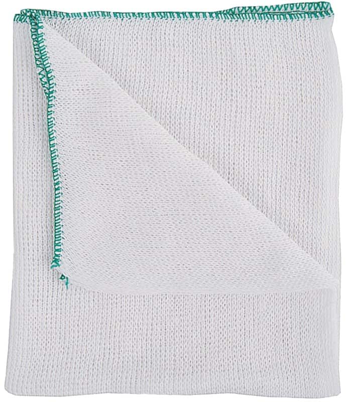 Robert Scott Dish Cloths Coloured Edge Assorted Pack of 10