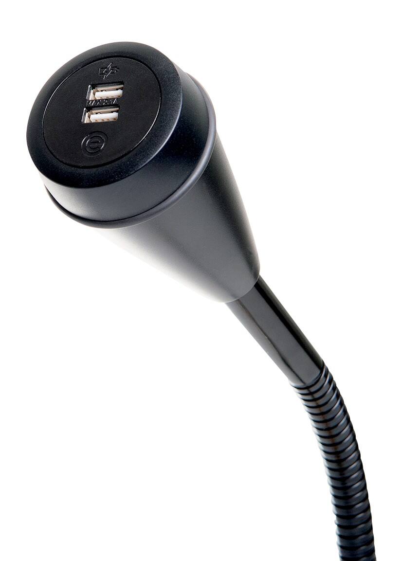 Free Standing USB Charger Black