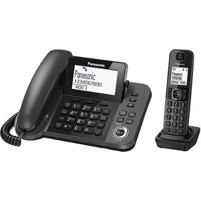 Panasonic KX-TGF320E Digital Cordless Answering System Metallic Black