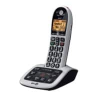 BT BT4600 Single Cordless Telephone Black, Silver