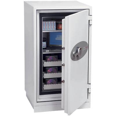 Phoenix Size 1 Data Safe with Electronic Lock 143L Data Commander DS4621E  1160 x 690 x 720mm White