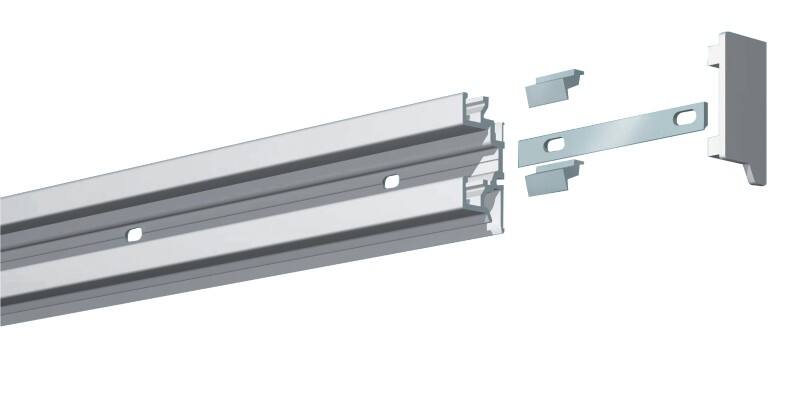 Legamaster Wall Rail Legaline 2400 x 50mm White