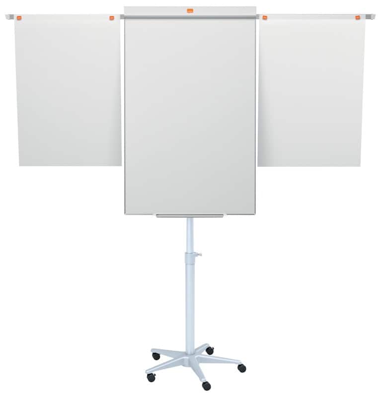 Nobo Piranha Flipchart Freestanding Steel White