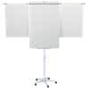 Nobo Impression Pro Freestanding Magnetic Mobile Easel Extendable Arms Nano Clean Steel 70 x 190 cm White