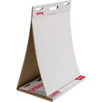 Viking Freestanding Table Top Easel 60 x 50 cm White 20 Sheets