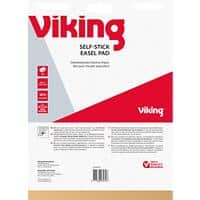 Viking Self Stick Meeting Chart Perforated 70 gsm 63.5 x 78 cm White 30 Sheets