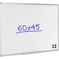 Office Depot Wall Mountable Magnetic Whiteboard Lacquered Steel 60 x 45 cm