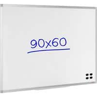 Best Board Whiteboard with Rolling Stand, Large 1200 x 800mm Mobile Dry Erase Board with Wheels