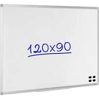 Office Depot Wall Mountable Magnetic Whiteboard Lacquered Steel 120 x 90 cm
