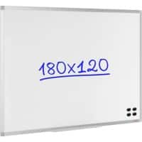 Office Depot Wall Mountable Magnetic Whiteboard Lacquered Steel 120 x 180 cm