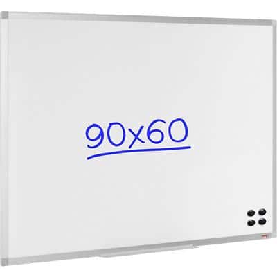 Office Depot Wall Mountable Magnetic Whiteboard Enamel Superior 90 x 60 cm