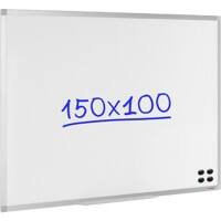 Office Depot Wall Mountable Magnetic Whiteboard Enamel Superior 150 x 100 cm