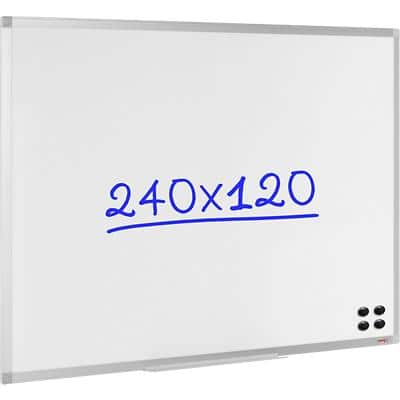 Viking Wall Mountable Whiteboard Enamel Superior 240 x 120 cm