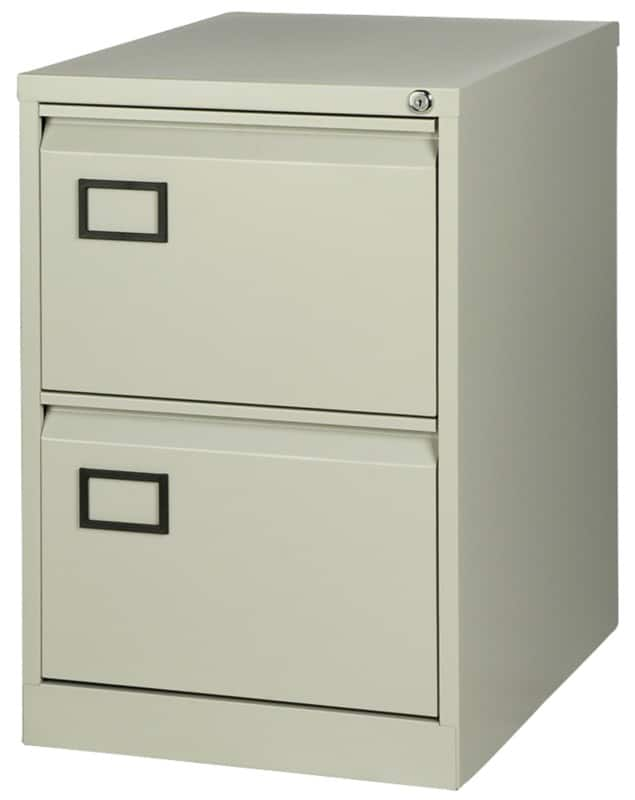 Bisley Filing Cabinet Aoc2 Grey 470 X 622 X 711 Mm Viking Direct Uk