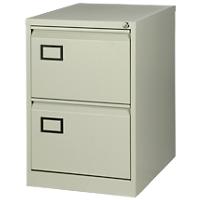 Bisley 15D Vertical 5-Drawer File Cabinet, Black