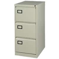 Bisley Filing Cabinet with 3 Lockable Drawers AOC3 470 x 622 x 1016mm Grey