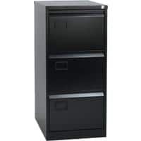 Bisley Filing Cabinet with 3 Lockable Drawers AOC3 470 x 622 x 1016mm Black