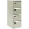 Bisley Filing Cabinet with 4 Lockable Drawers AOC4 470 x 622 x 1321mm Grey
