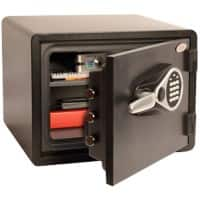 Phoenix Titan Aqua Water, Fire & Security Safe with Electronic Lock FS1291E 24L 355 x 470 x 480 mm Black