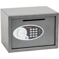 Phoenix Vela Home Deposit Safe Size 2 with Electronic Lock 17L SS0802ED  250 x 350 x 250mm Metallic Graphite