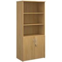 Dams International MFC (Melamine Faced Chipboard) Combination Unit 4 Shelves 800 x 470 x 1,790 mm Brown Oak