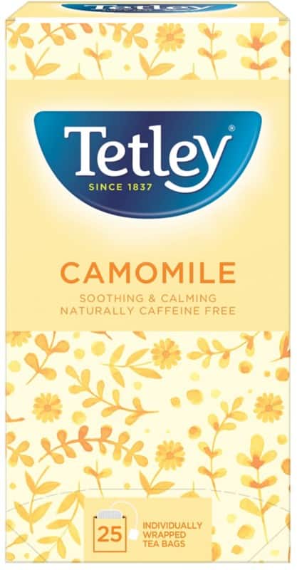 Tetley Tea Bags Chamomile 3.24 g Pack of 25