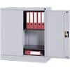 Realspace Regular Door Cupboard Lockable with 2 Shelves Steel 920 x 420 x 1000mm Silver