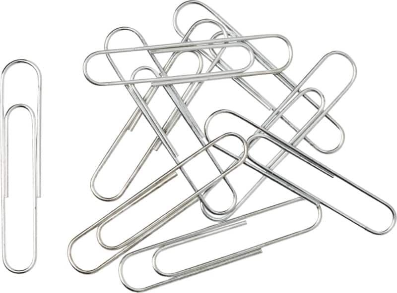 Office Depot Paper Clips Round 50mm Silver Pack of 1000 | Viking Direct UK