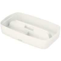 Leitz MyBox WOW Small Organiser Tray with handle White Plastic 30.7 x 18.1 x 5.6 cm