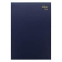 Letts Diary 2025 A4 1 Day per page English Blue 20-T11ZBL