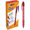 BIC Gel-ocity Illusion Rollerball Pen Medium 0.7 mm Red Pack of 12