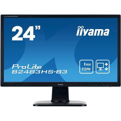 iiyama 24 inch Monitor LED Backlit ProLite B2483HS-B3