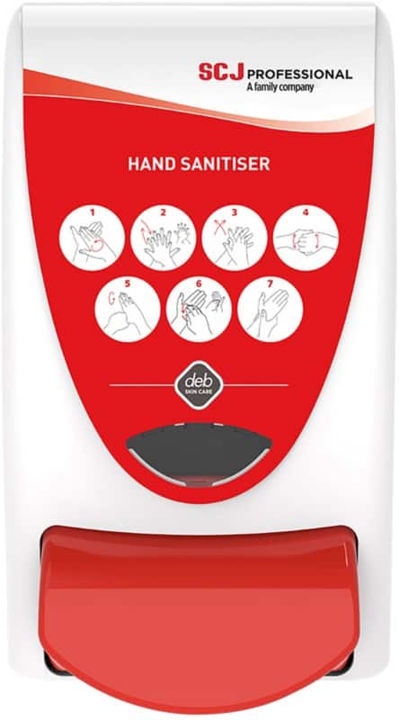 Deb Hand Sanitiser Dispenser Circles Proline Spray 1L Assorted