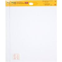 Post-it Super Sticky Flipchart Pad Plain Not perforated 5.1 x 58 cm White 20 Sheets Pack of 2