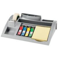 Post-it Desk Organiser C50 Plastic Silver 25.6 x 16.6 x 6.8 cm