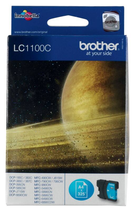 Brother LC1100C Original Ink Cartridge Cyan