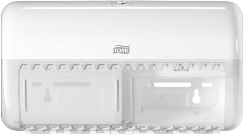 Tork Toilet Roll Dispenser White T4 Compact Elevation Range 557000