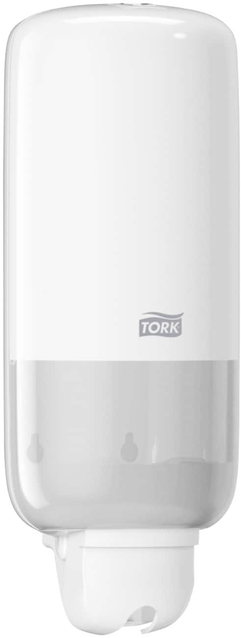 Tork Soap Dispenser for Liquid Soap, Spray Soap and Hand Sanitiser - 560000 - Economical, Hygienic, S1/S11 Dispenser System, white