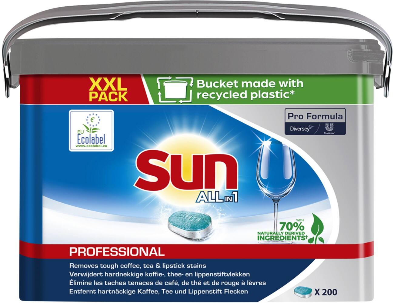 Sun Professional Dishwasher Tablets All in 1 Pack of 200