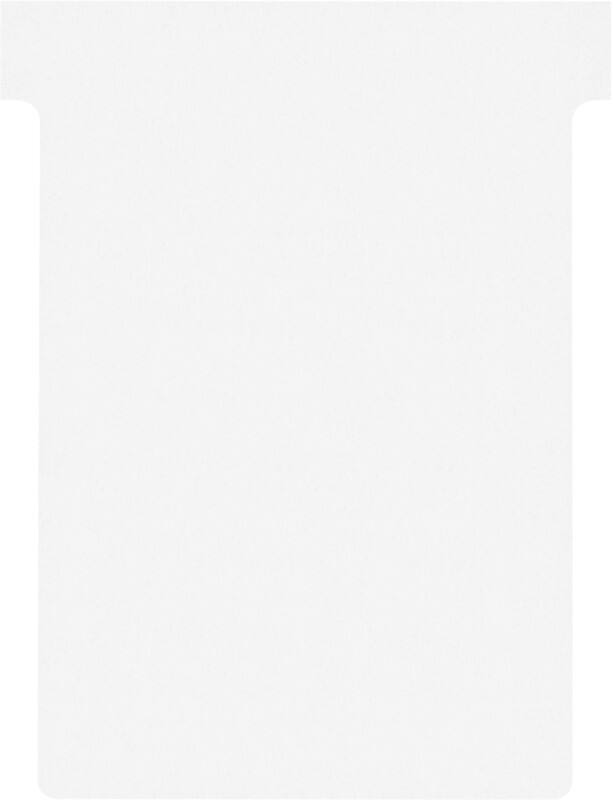 Nobo Size 3 T-Cards 92 x 120mm White Pack of 100