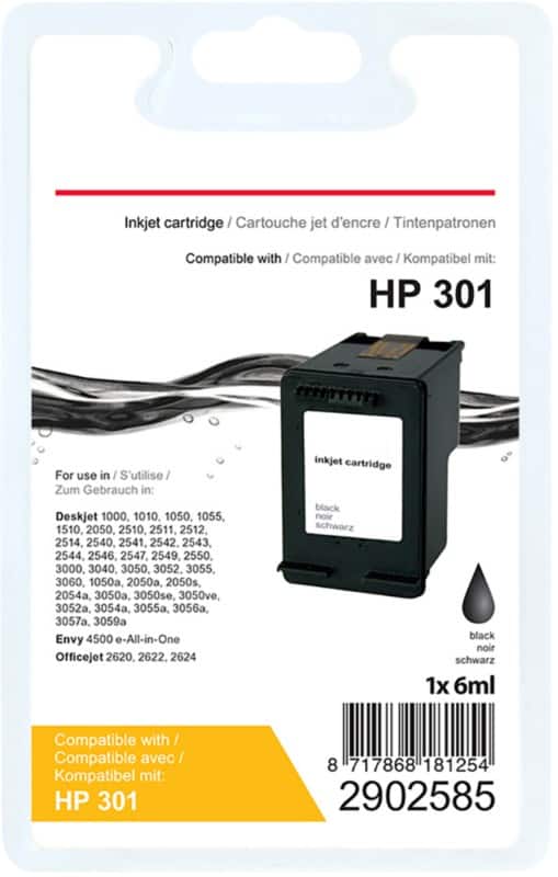 Office Depot 301 Compatible HP Ink Cartridge CH561EE Black | Viking Direct  UK