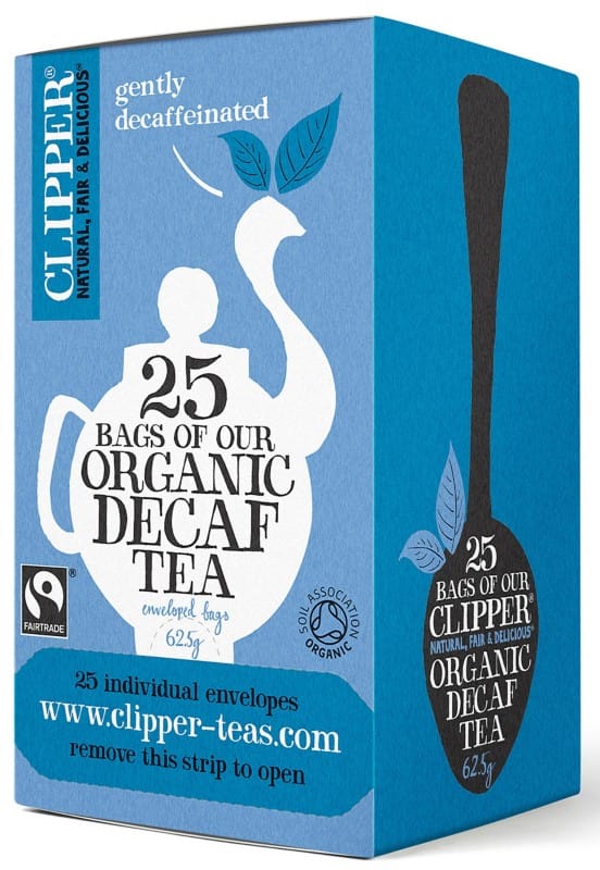 Clipper Decaffeinated English Breakfast Black Tea Bags 2.5 g Pack of 25
