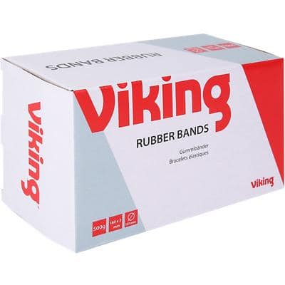 Viking Rubber Bands 3 x 160mm Ø 101mm Natural 500g