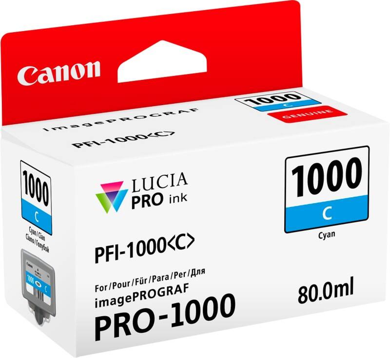 Canon PFI-1000C Original Ink Cartridge Cyan