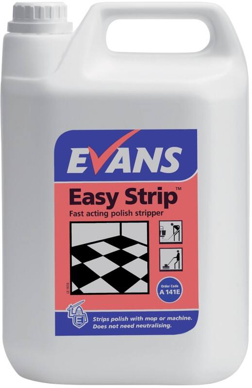 Evans Vanodine Easy Strip Floor Polish Stripper 5L