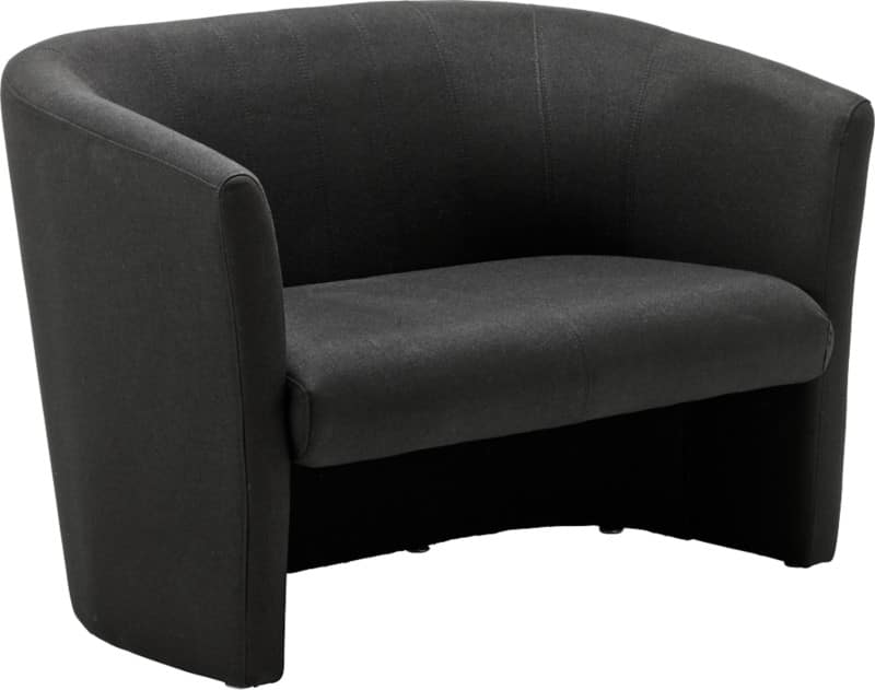 dynamic Sofa Fixed Armrest Black 250 kg Neo 1,230 x 680 x 780 mm